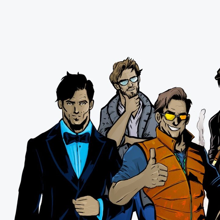 Dubio artwork characters